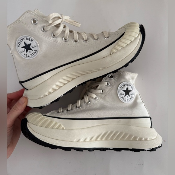 Converse A01682C Chuck 70s AT CX Hi Top Shoes Unisex Trainer Off White US 8.5W - Picture 2 of 10